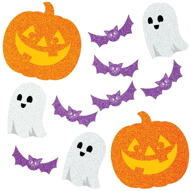Halloween Glitter Spiders 2 Pack